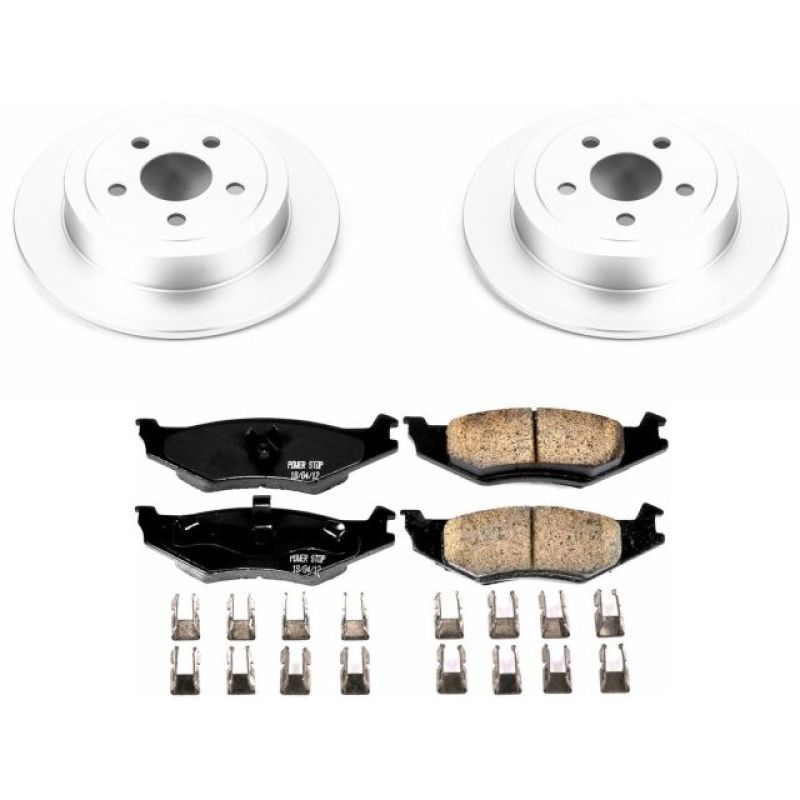 Power Stop 96-00 Plymouth Breeze Rear Z17 Evolution Geomet Coated Brake Kit Brake Kits - Performance Blank PowerStop