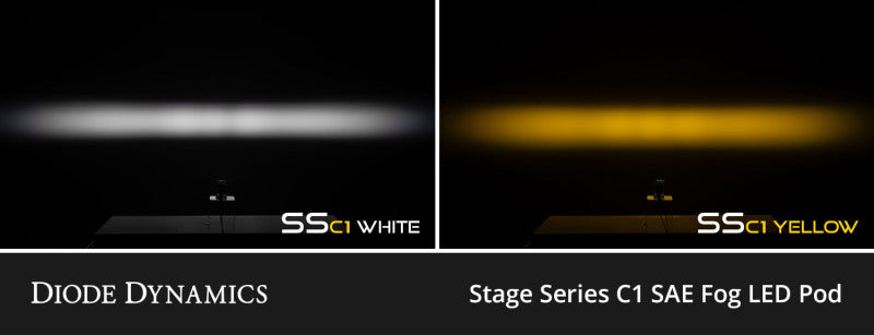 Diode Dynamics 23-24 Toyota GR Corolla SSC1 LED Fog Light Kit - Yellow SAE Fog Fog Lights Diode Dynamics