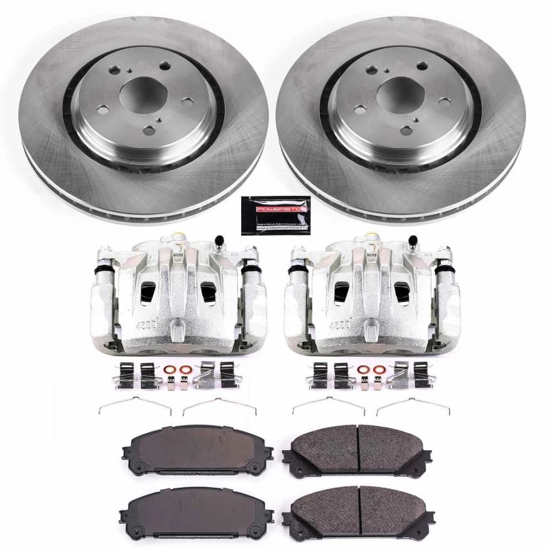 Power Stop 16-18 Lexus RX350 Front Autospecialty Brake Kit w/Calipers Brake Kits - OE PowerStop