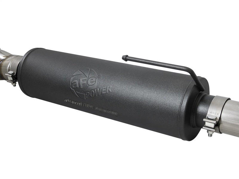 aFe MACH Force-Xp 3in to 3-1/2in 304 SS Cat-Back Exhaust w/Black Tip 17-18 Ford F-150 Raptor V6 3.5L Catback aFe