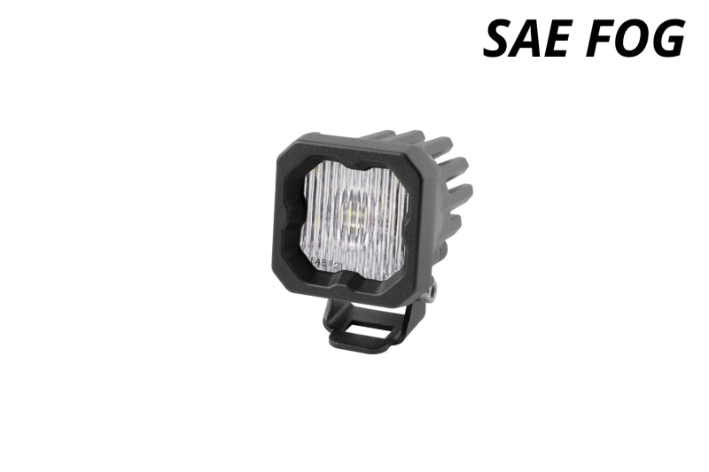Diode Dynamics Stage Series C1 LED Pod - White SAE Fog Standard ABL Each Light Accessories and Wiring Diode Dynamics