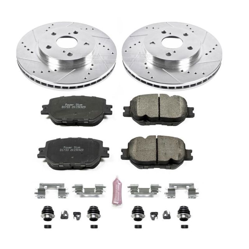 Power Stop 14-15 Lexus IS250 Front Z23 Evolution Sport Brake Kit Brake Kits - Performance D&S PowerStop