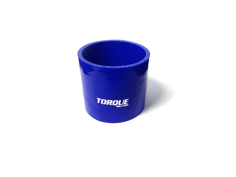 Torque Solution Straight Silicone Coupler: 2.25in Blue Universal Silicone Couplers & Hoses Torque Solution