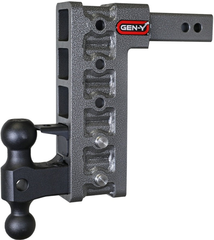 Gen-Y Mega Duty 2in Shank 10in Drop 2K TW 16K Hitch w/GH-051 Dual-Ball/GH-032 Pintle Lock Hitch Receivers GEN-Y Hitch