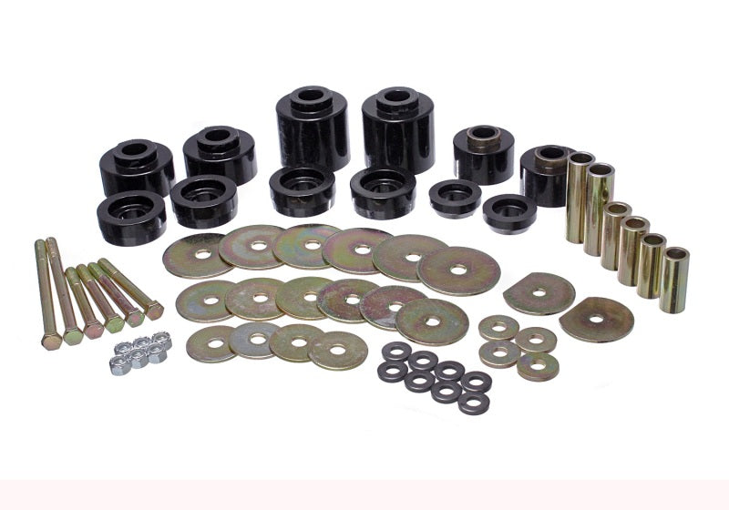 Energy Suspension 1998 Ford F250 Black Body Mount Set Bushing Kits Energy Suspension
