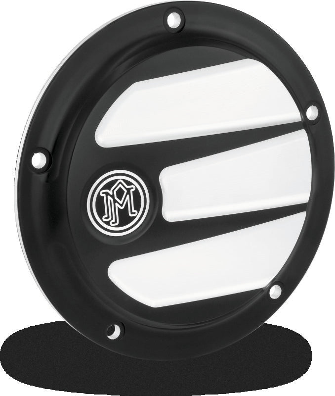 Performance Machine Scallop Derby Cover -Contrast Cut Engine Covers Performance Machine