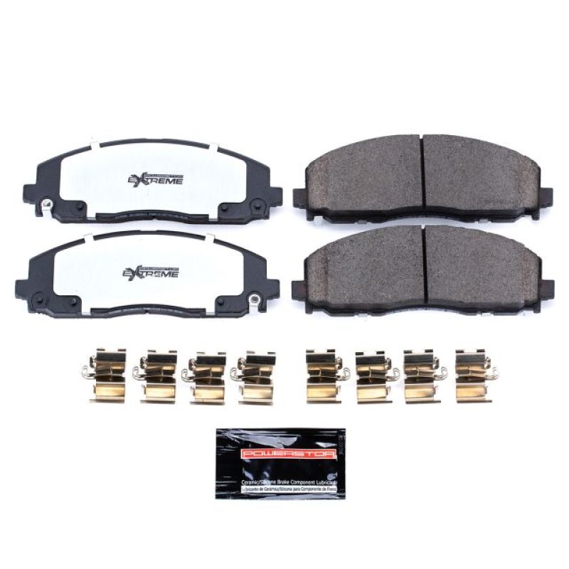 Power Stop 17-19 Chrysler Pacifica Front Z36 Truck & Tow Brake Pads w/Hardware Brake Pads - Performance PowerStop