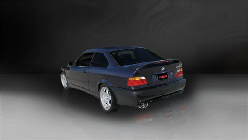 Corsa 1992-1999 BMW 325i/is Coupe E36 Polished Sport Cat-Back Exhaust Catback CORSA Performance