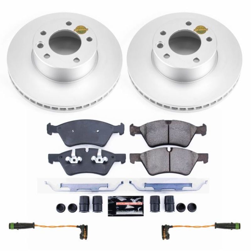 Power Stop 05-10 Mercedes-Benz G55 AMG Front Z17 Evolution Geomet Coated Brake Kit Brake Kits - Performance Blank PowerStop