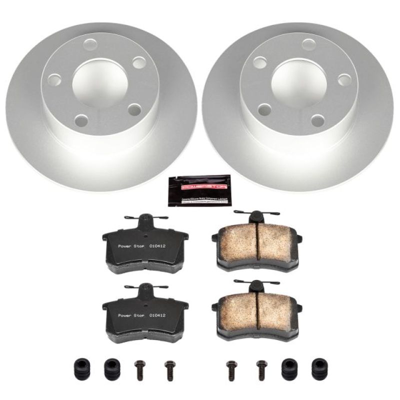 Power Stop 95-97 Audi A6 Rear Z23 Evolution Sport Coated Brake Kit Brake Kits - Performance D&S PowerStop