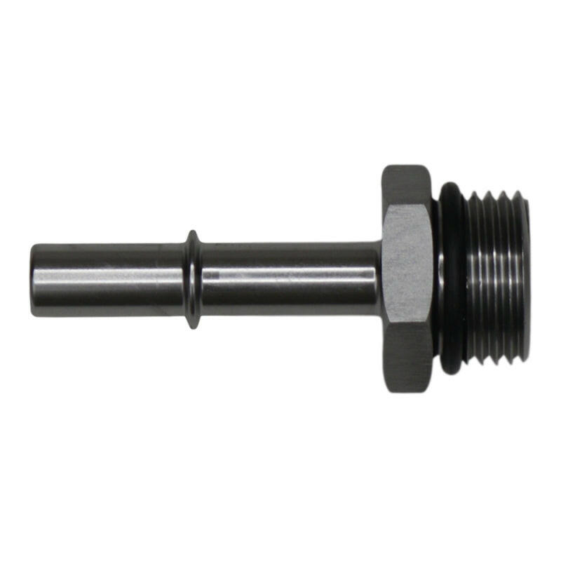 DeatschWerks 10AN ORB Male to 3/8in Male EFI Quick Connect Adapter - Anodized DW Titanium Fuel Components Misc DeatschWerks