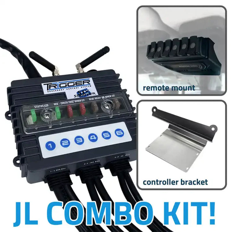 Oracle Trigger 6 Shooter Jeep Jl-Jt Combo Kit Switch Panels ORACLE Lighting