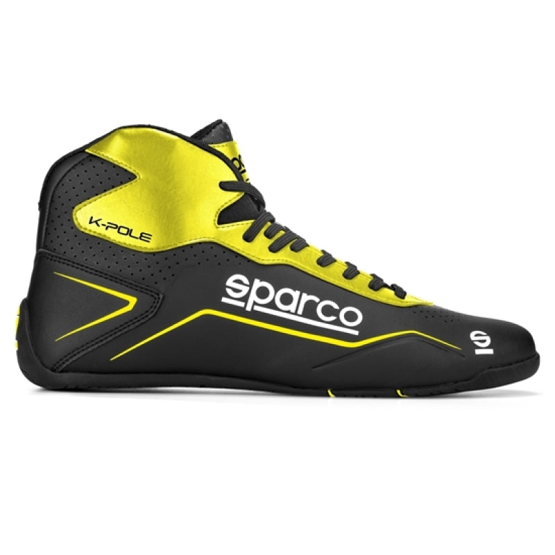 Sparco Shoe K-Pole 41 BLK/YEL Racing Shoes SPARCO