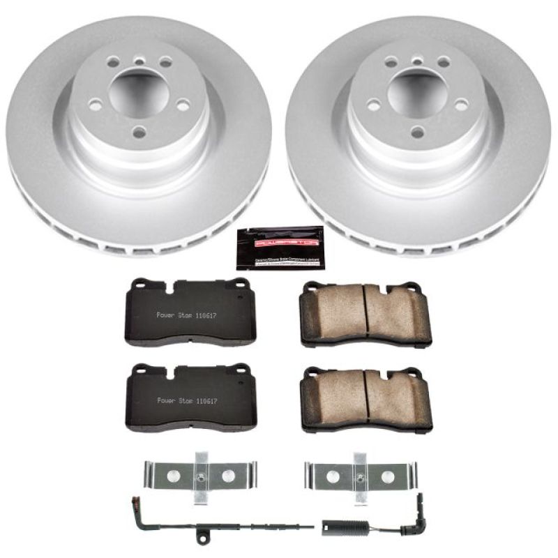 Power Stop 06-09 Land Rover Range Rover Front Z23 Evolution Sport Coated Brake Kit Brake Kits - Performance D&S PowerStop