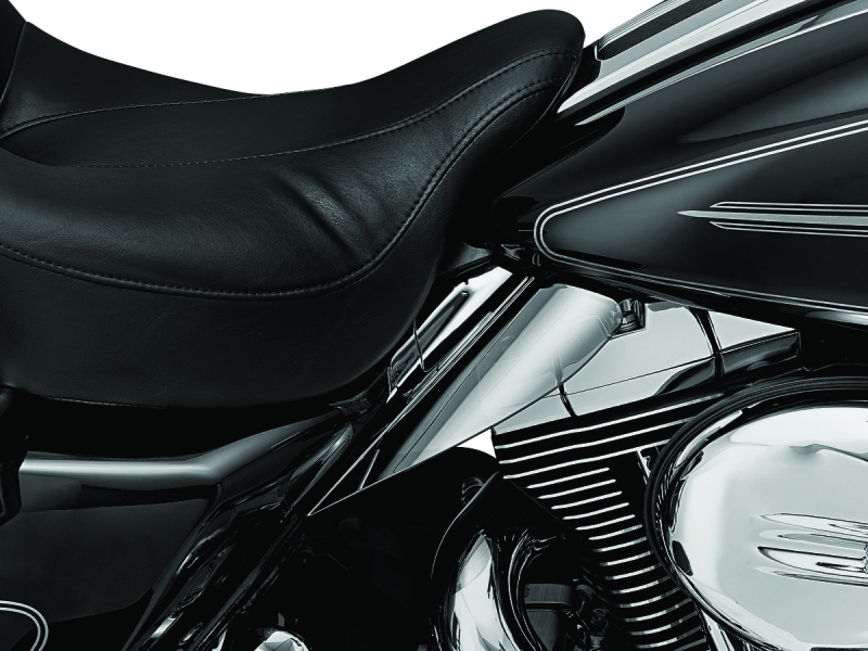Kuryakyn Saddle Shields Heat Deflectors 09-Up Touring Smoke Heat Shields Kuryakyn