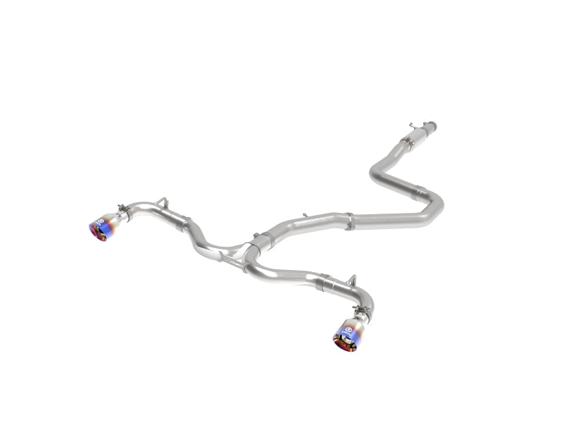 aFe Takeda 304SS Cat-Back Exhaust w/Blue Flame Tips 2018 Hyundai Elantra GT Sport I4 1.6L (t) Catback aFe