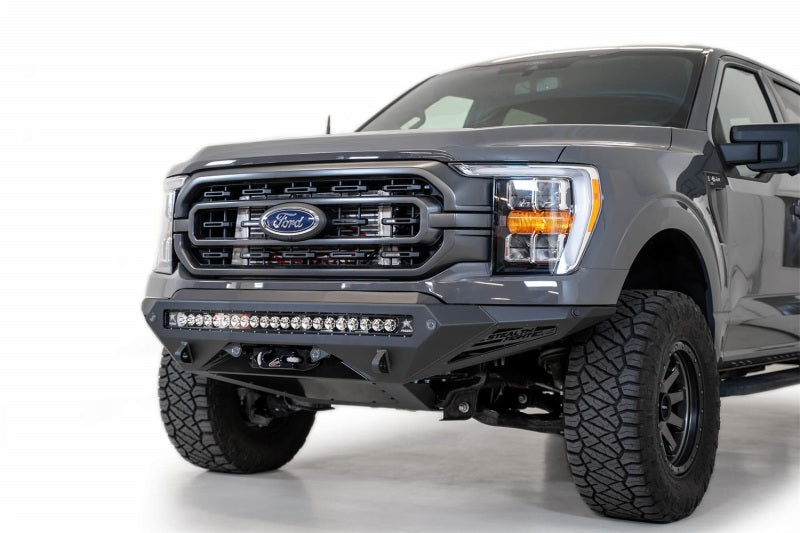 Addictive Desert Designs 2021 Ford F-150 Stealth Fighter Winch Front Bumper Bumpers - Steel Addictive Desert Designs