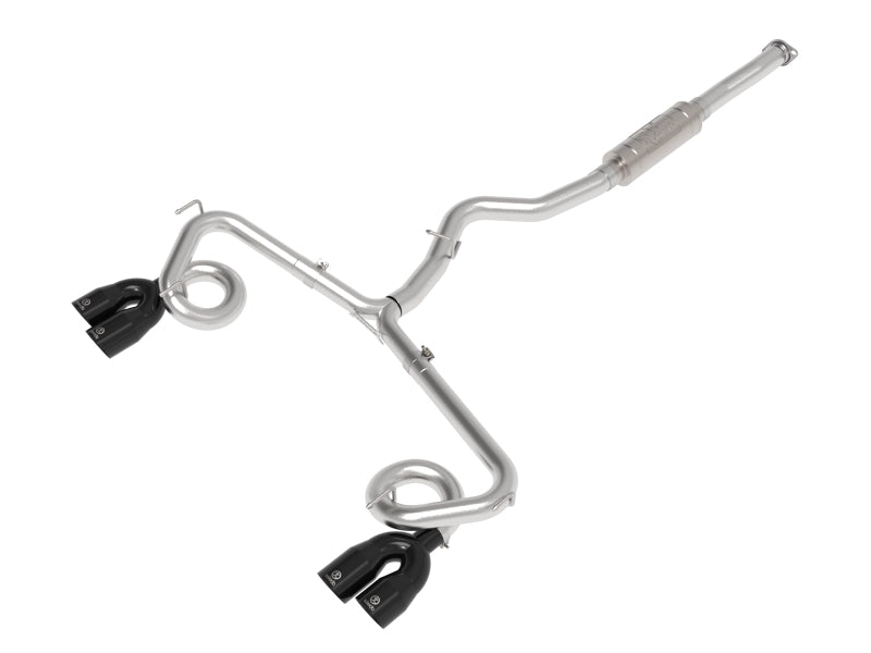 aFe Subaru WRX/STi 15-21 H4-2.0/2.5L Takeda 3in to 2-1/2in Stainless Cat-Back Exhaust w/ Black Tip Catback aFe