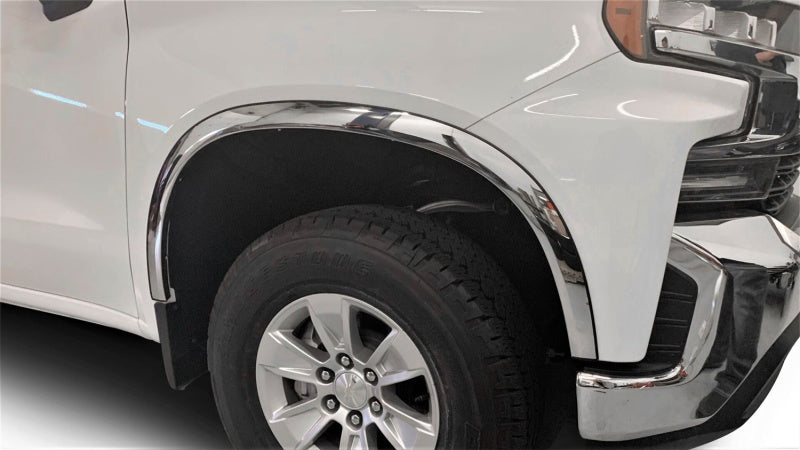Putco 19-20 Chevy Silverado 1500 Stainless Steel Fender Trim Exterior Trim Putco