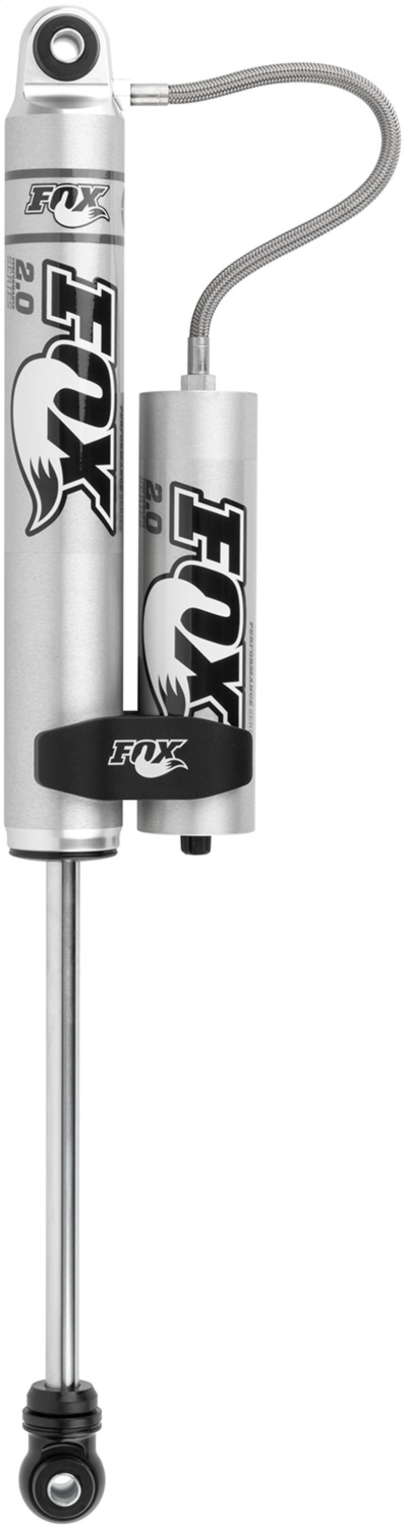 Fox 2.0 Performance Series 10.1in. Smooth Body R/R Shock Aluminum / Std Travel / Eyelet Ends - Black Shocks and Struts FOX