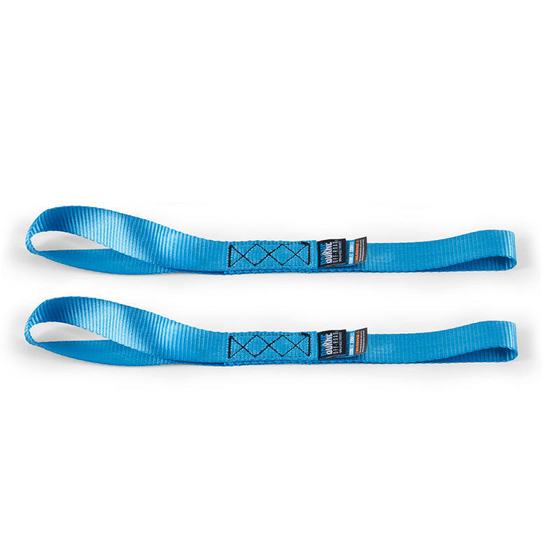Borne Off-Road Heavy-Duty Ratchet Tie-Down Kit (2-Pack) - Blue Cargo Tie-Downs Borne Off-Road