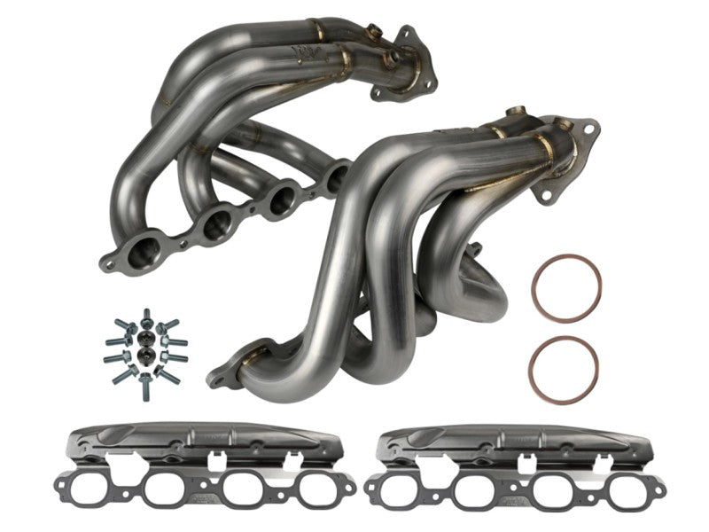 aFe Twisted 304SS Header 2020 Chevy Corvette (C8) 6.2L V8 Headers & Manifolds aFe