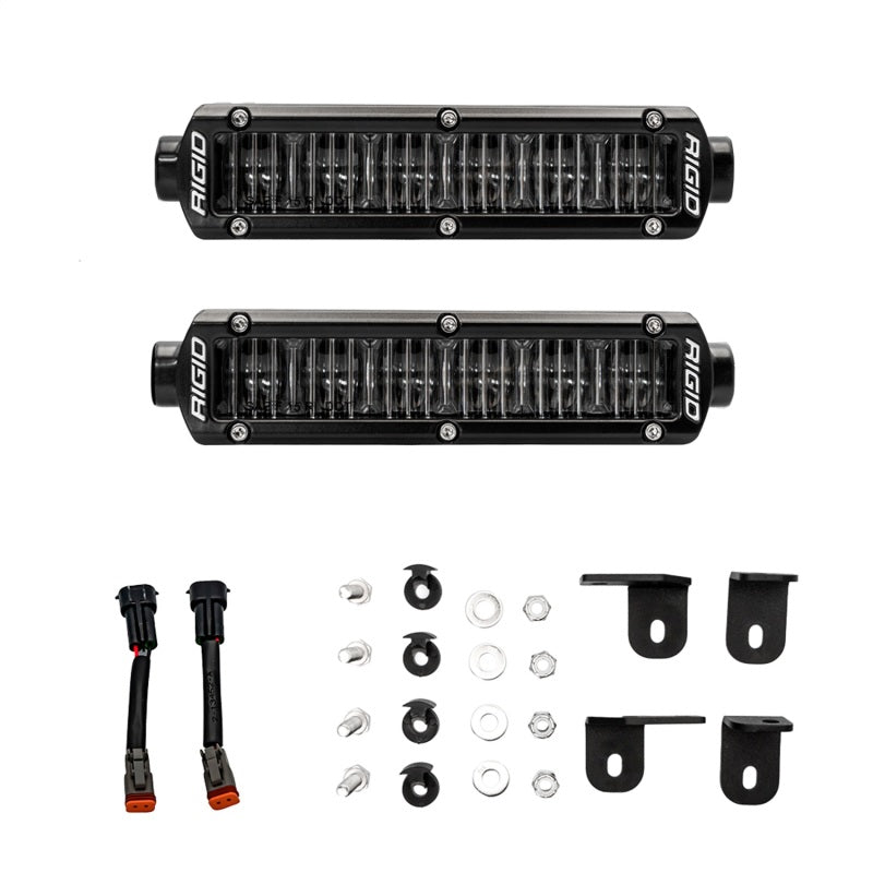 Rigid Industries 2022+ Toyota Tundra 6in SR-Series White Fog Light Kit Light Mounts Rigid Industries