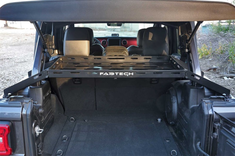 Fabtech 18-21 Jeep JL 4WD 4-Door Interior Cargo Rack Cargo Organization Fabtech