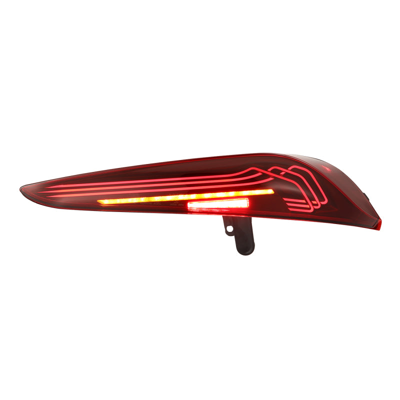 AlphaRex 20-24 Toyota Supra LUXX-Series Laser Style LED Tail Lights Black-Red Tail Lights AlphaRex