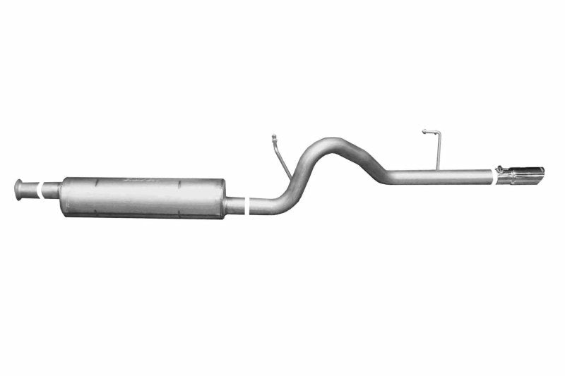 Gibson 08-12 Jeep Liberty Limited 3.7L 2.5in Cat-Back Single Exhaust - Aluminized Catback Gibson