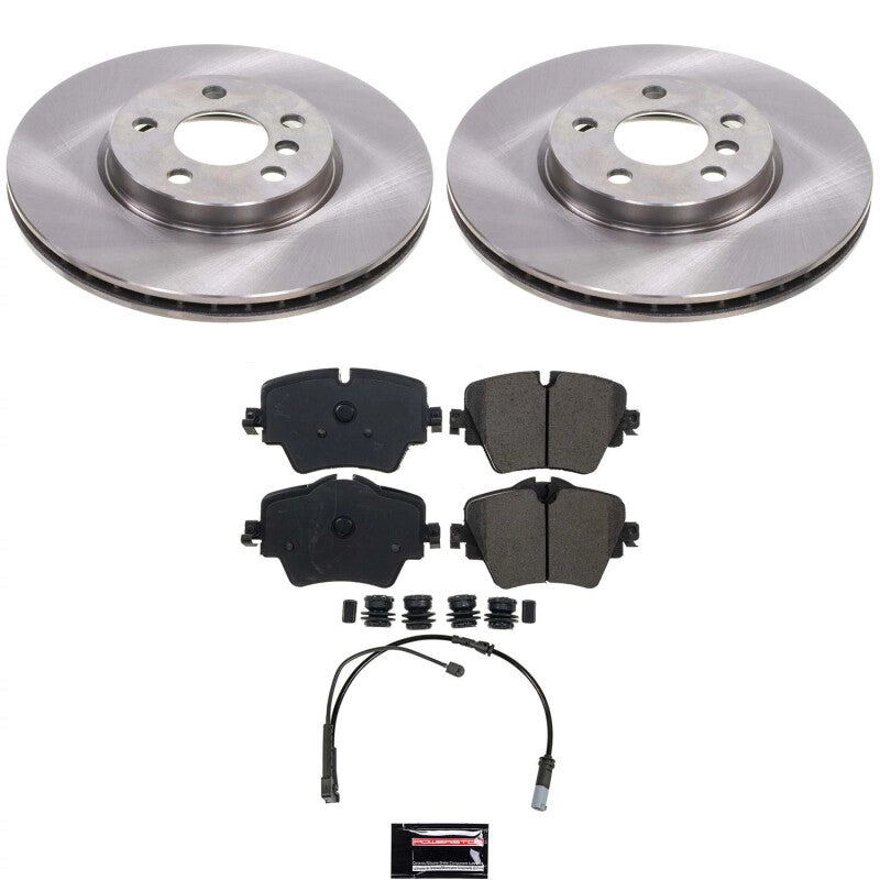 Power Stop 22-24 Mini Cooper Front Autospecialty Brake Kit Brake Kits - OE PowerStop