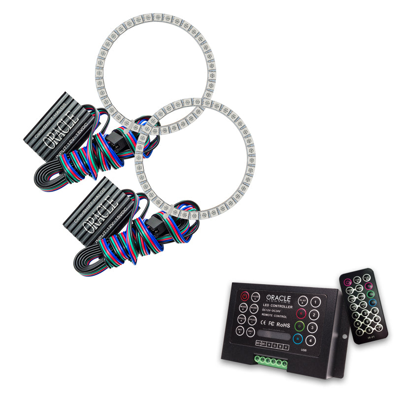 Oracle Toyota 4-Runner 14-18 Halo Kit - ColorSHIFT w/ 2.0 Controller Headlights ORACLE Lighting