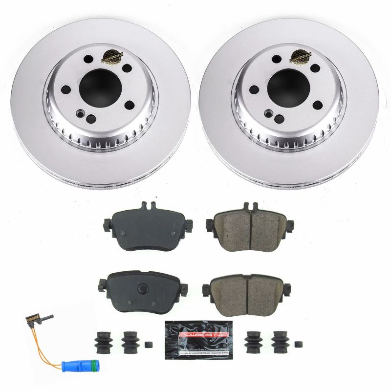 Power Stop 17-19 Mercedes-Benz E300 Rear Z23 Evolution Sport Coated Brake Kit Brake Kits - Performance D&S PowerStop