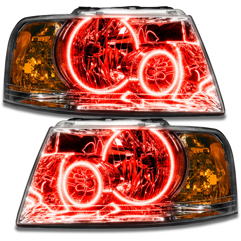 Oracle 03-06 Ford Expedition SMD HL - Chrome - ColorSHIFT w/ 2.0 Controller Headlights ORACLE Lighting