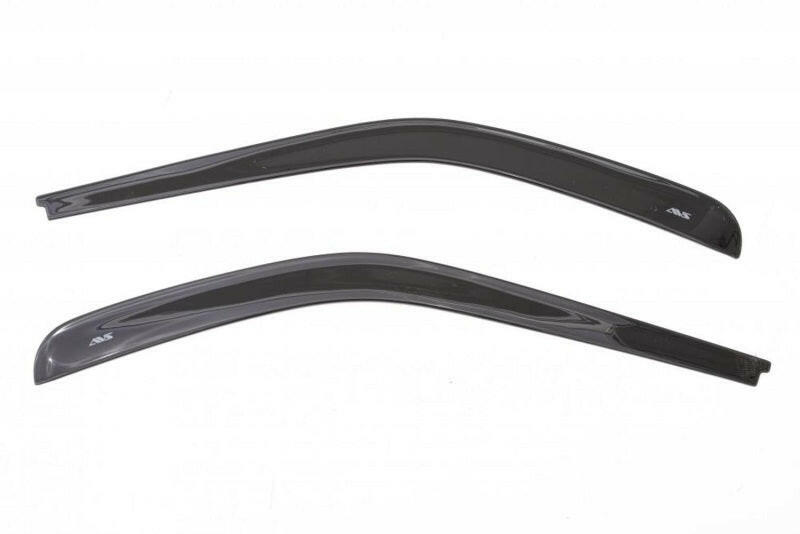 AVS 07-18 Jeep Wrangler (2 Door Only) Ventvisor Low Profile Window Deflectors 2pc - Smoke Wind Deflectors AVS