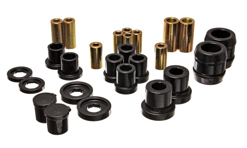Energy Suspension 00-09 Honda S2000 Black Front End Control Arm Bushing Set Bushing Kits Energy Suspension