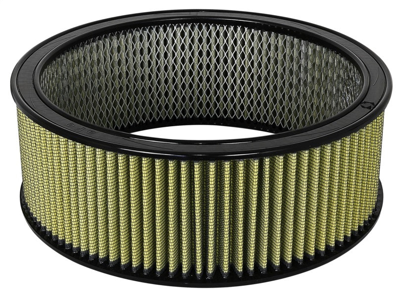 aFe MagnumFLOW Air Filters Round Racing PG7 A/F RR PG7 14OD x 12ID x 5H IN with E/M Air Filters - Universal Fit aFe