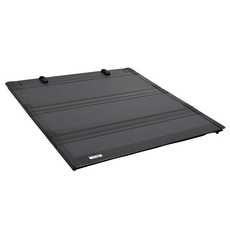 Westin 07-21 Toyota Tundra 5ft 7in Bed Hard Tri-Fold Tonneau Cover - Black Tonneau Covers - Hard Fold Westin