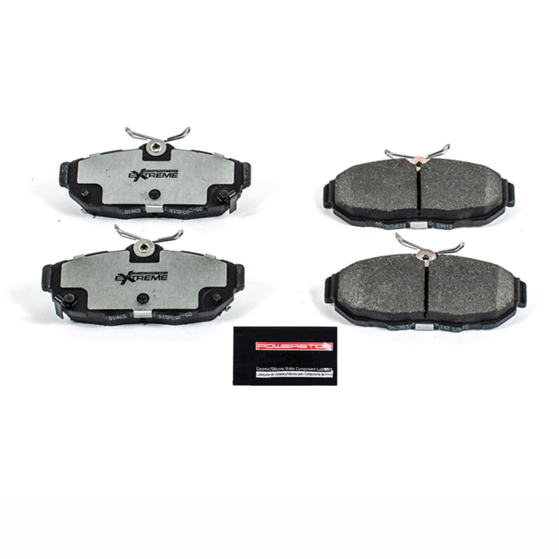 Power Stop 11-14 Ford Mustang Rear Z26 Extreme Street Brake Pads w/Hardware Brake Pads - Performance PowerStop