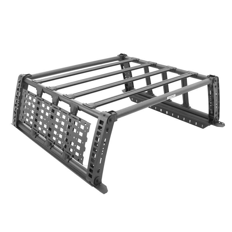 Go Rhino 19-21 Jeep Gladiator XRS Overland Xtreme Rack - Black Truck Bed Rack Go Rhino