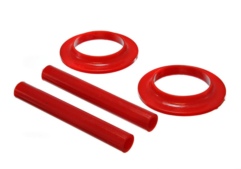 Energy Suspension Gm Spring Isolator Set - Red Bushing Kits Energy Suspension