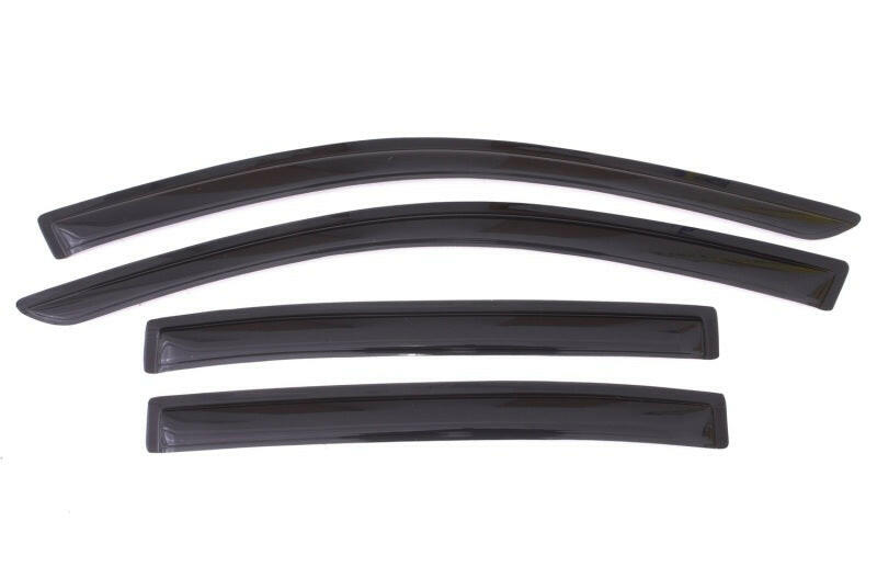AVS 13-17 Honda Accord Ventvisor Outside Mount Window Deflectors 4pc - Smoke Wind Deflectors AVS