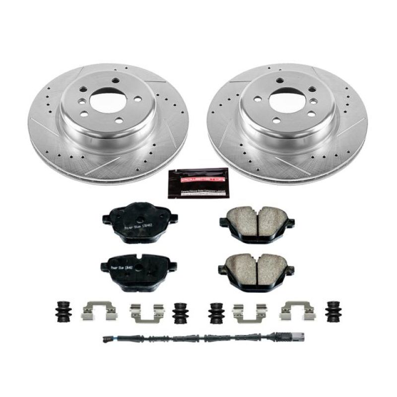 Power Stop 11-16 BMW 528i Rear Z23 Evolution Sport Brake Kit Brake Kits - Performance D&S PowerStop