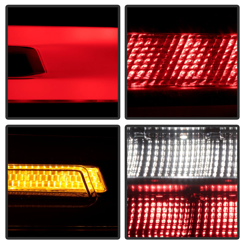 Spyder Porsche Cayenne 958 11-14 LED Tail Lights - Sequential Signal - Black Tail Lights SPYDER