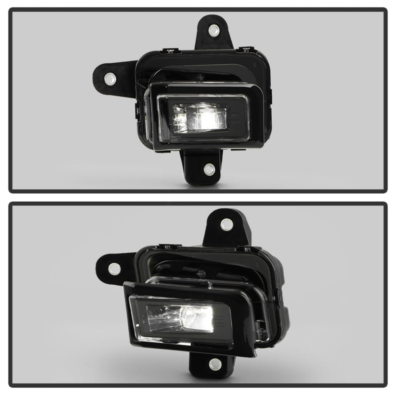 Spyder 23-25 GMC Sierra 1500 OEM Style LED Fog Light w/ Switch - Clear (FL-GS2023-LED-C) Fog Lights SPYDER