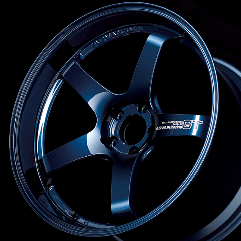 Advan GT 19X9 +20 5x120 - Titanium Blue Wheel Wheels - Forged Advan