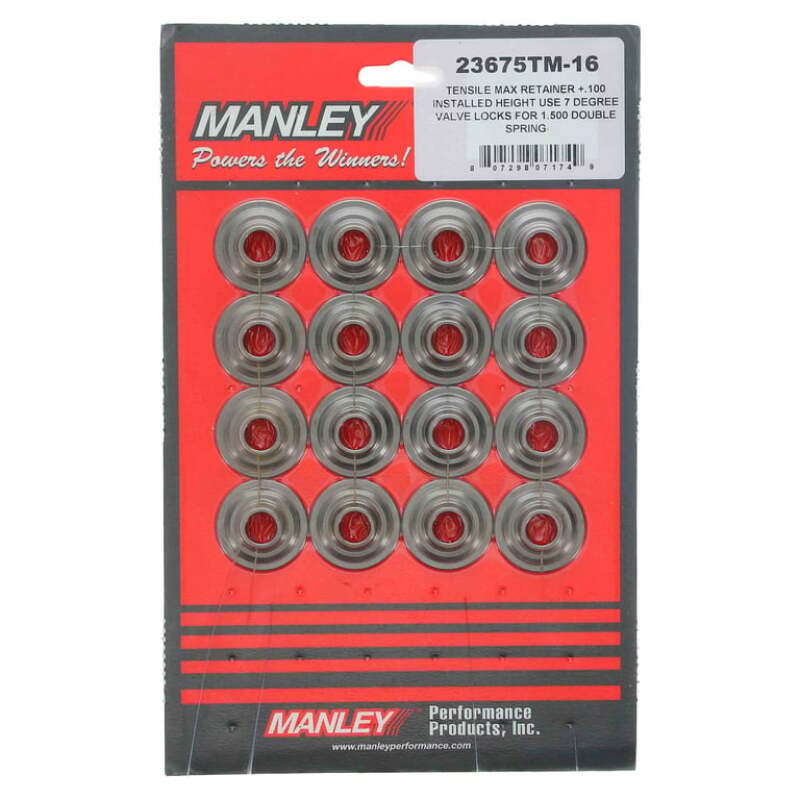 Manley Spring Retainer, RET-TENSILE MAX SUPER 7 Valve Springs, Retainers Manley Performance