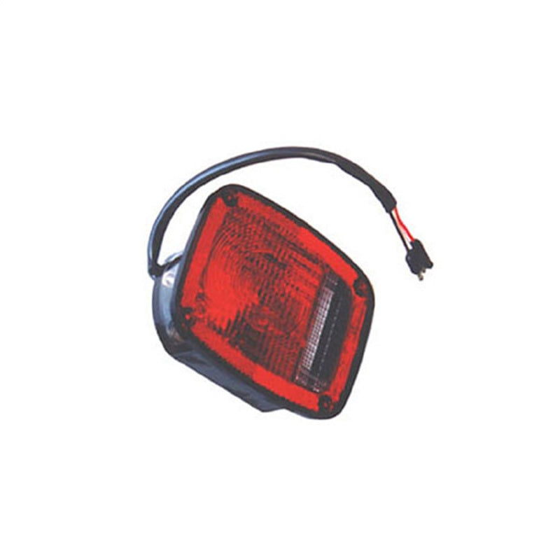 Omix Left Black Tail Lamp 76-80 Jeep CJ Models Tail Lights OMIX