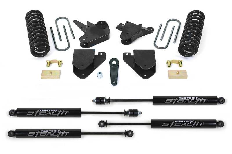 Fabtech 99-00 Ford F250/350 2WD w/Gas & 6.0L Diesel 6in Basic Sys w/Stealth Lift Kits Fabtech