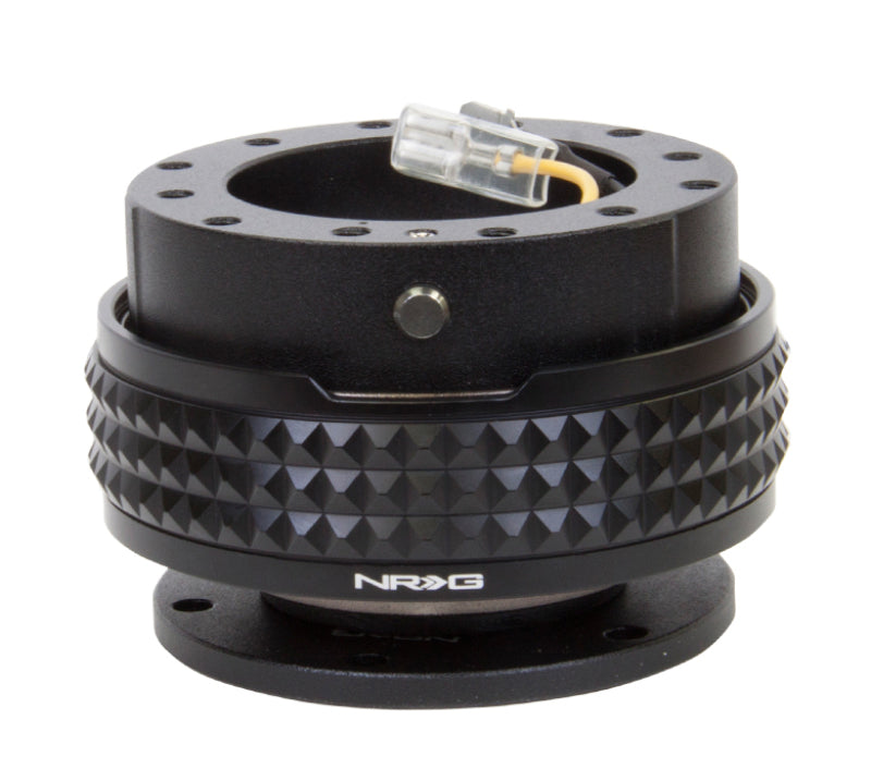 NRG Quick Release Kit - Pyramid Edition - Black Body / Black Pyramid Ring Quick Release Adapters NRG